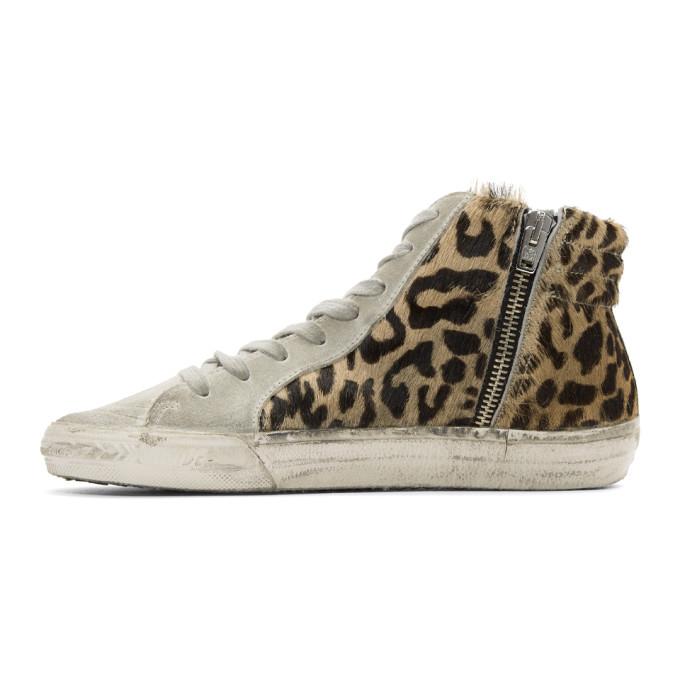 golden goose leopard high tops