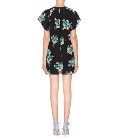 Shop Red Valentino Silk Minidress In Black