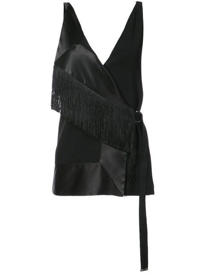 Shop Altuzarra Cheyanne Fringe Wrap Top