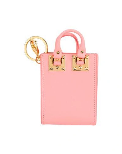 Shop Sophie Hulme Document Holder In Salmon Pink
