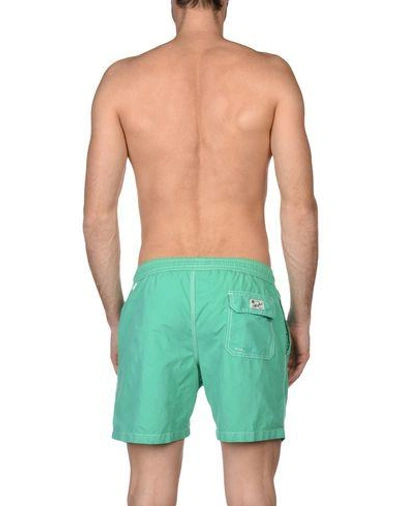 Shop Hartford Swim Shorts In Green