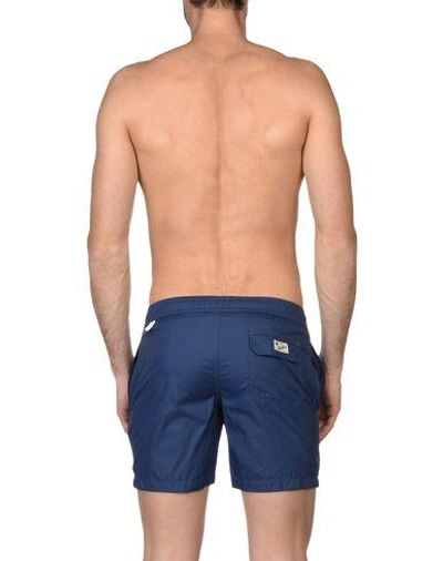 Shop Hartford Swim Shorts In Slate Blue