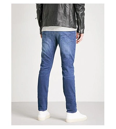 Shop 7 For All Mankind Ronnie Luxe Performance Skinny Jeans In Bright Blue