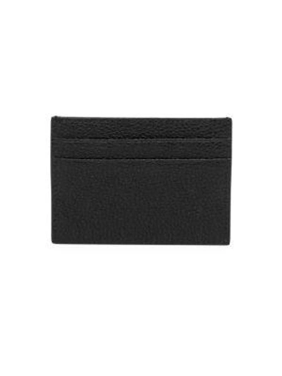 Shop Versace Painted Leather Card Case In Black Multi
