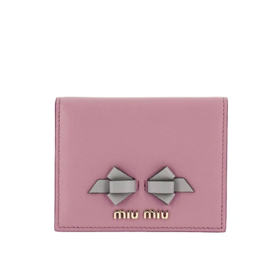 Shop Miu Miu Wallet Wallet Women  In Pink