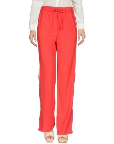 Shop Happiness Casual Pants In Coral