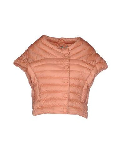 Shop Add Down Jacket In Salmon Pink