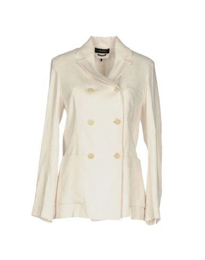 Shop Isabel Marant Sartorial Jacket In Ivory