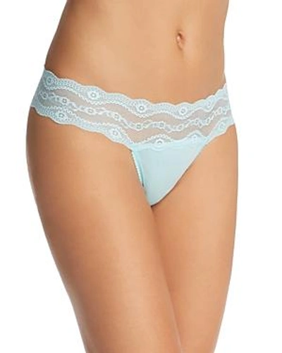 Shop B.tempt'd By Wacoal B.adorable Thong In Tanager Turquoise
