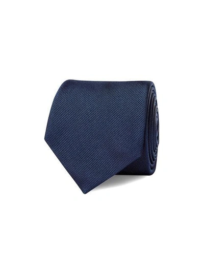 Shop Gucci Kingsnake Underknot Silk Tie In Blue