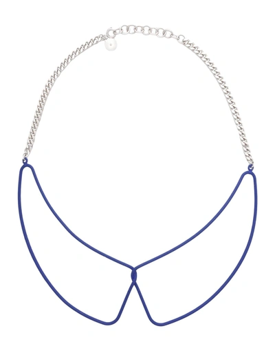 Shop Marc By Marc Jacobs Necklace In Blue