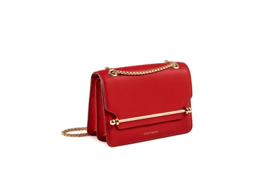 Shop Strathberry East/west Mini In Ruby