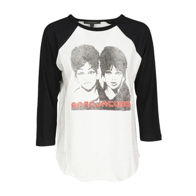 Shop Marc Jacobs Sista Sista Raglan Tee In White