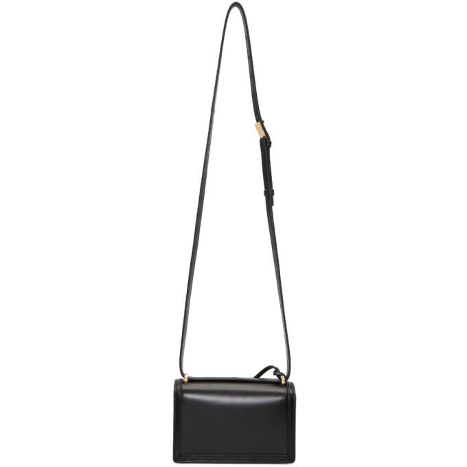 Loewe Barcelona Black Small Leather Shoulder Bag | ModeSens