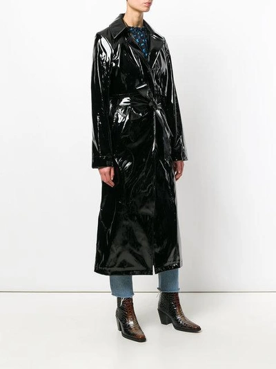 Rta Karina Vinyl Rain Coat In Vixiennero | ModeSens
