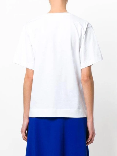 Shop Marni Doodle Print T In White