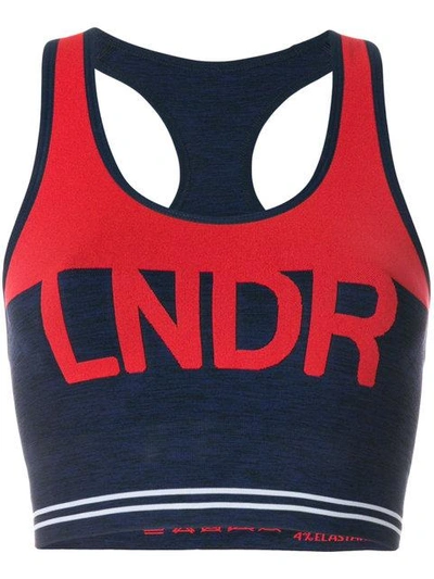 Shop Lndr Logo Sports Cropped Top
