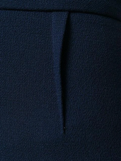 Shop Roland Mouret High Waist Pencil Skirt In Blue