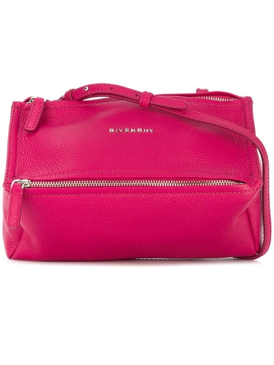 Shop Givenchy Mini Pandora Crossbody Bag In Pink