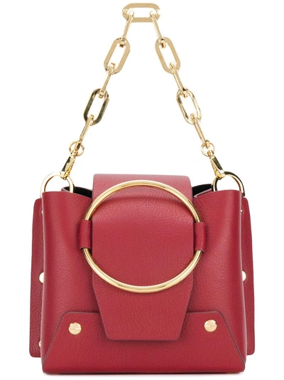 Shop Yuzefi Mini Delila Bag In Red