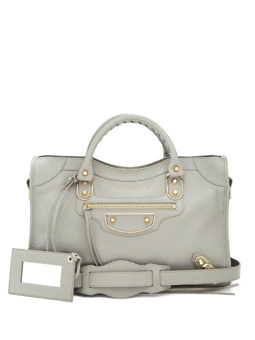 Balenciaga Metallic Edge City Bag In Light Grey | ModeSens