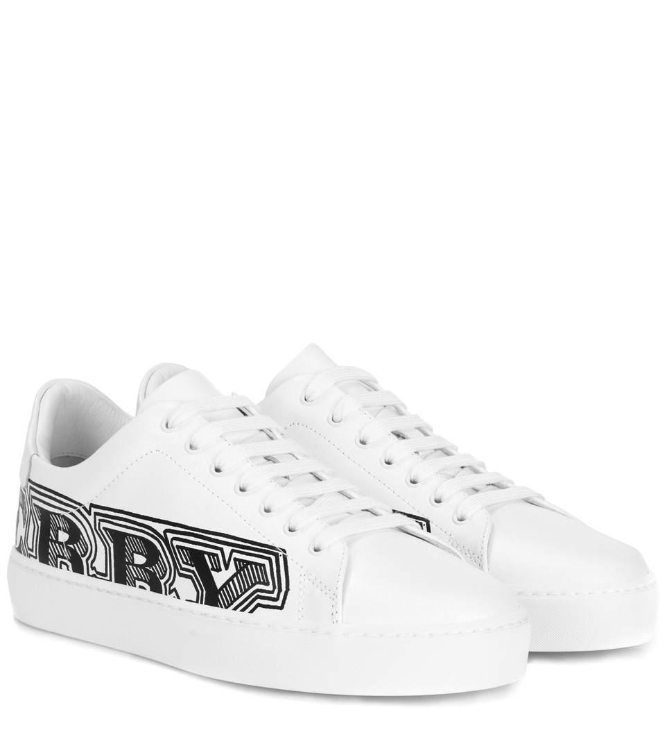 burberry white sneakers womens