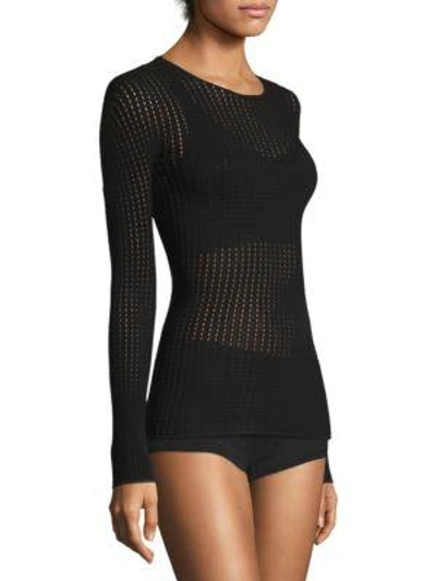 Shop Wolford Janis Pullover In Black