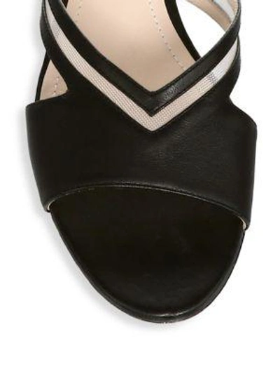 Shop Nicholas Kirkwood Embellished Leather Mules In Black