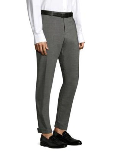 Shop Strellson Devid Tailored Trousers In Medium Grey