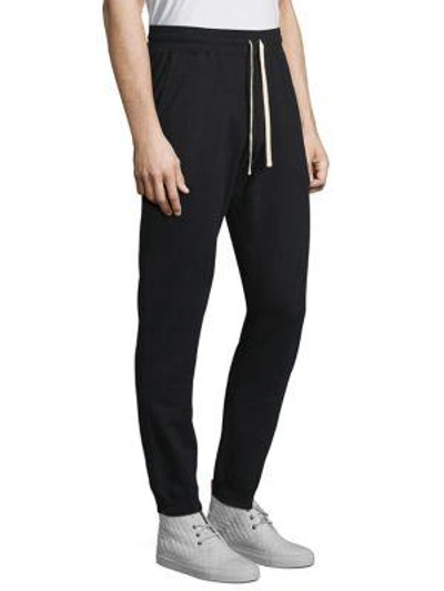 Shop Reigning Champ Slim-fit Drawstring Sweatpants In Black