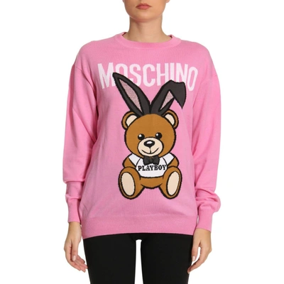 Shop Moschino Sweater Sweater Women  Couture In Pink