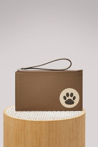 Shop Moynat Mosaïque Animal Clutch