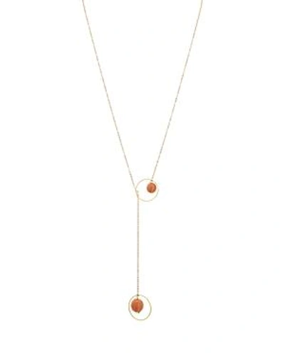 Shop Rebecca Minkoff Ball Y Necklace, 28 In Gold