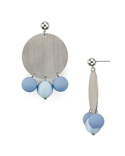 Shop Rebecca Minkoff Circle Bauble Earrings In Silver