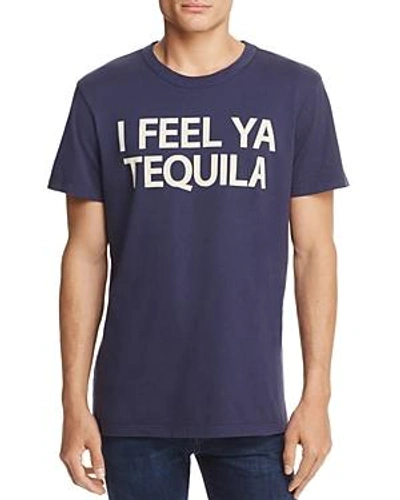 Shop Chaser Tequila Feels Crewneck Short Sleeve Tee In Avalon Blue