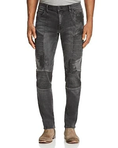 Shop True Religion Rocco Moto Slim Fit Jeans In Black