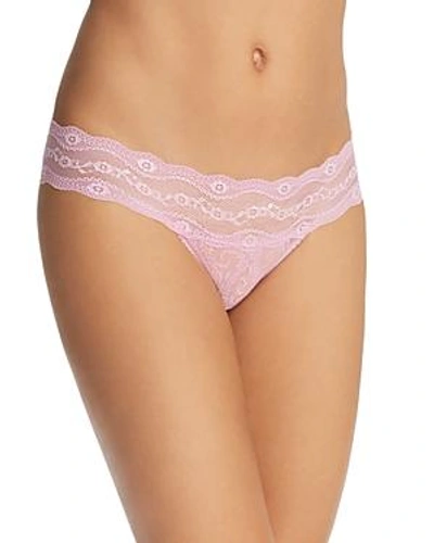 Shop B.tempt'd By Wacoal Lace Kiss Bikini In Pastel Lavender