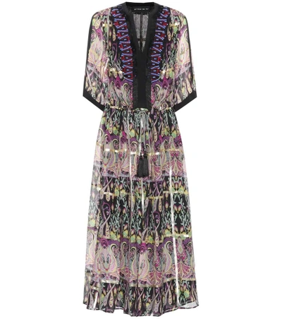 Shop Etro Printed Silk-blend Dress