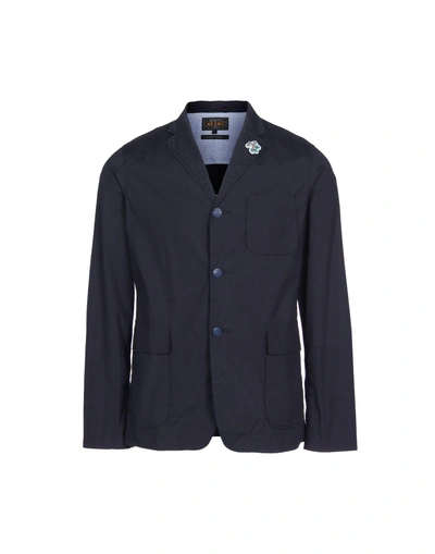 Shop Beams Blazer In Dark Blue