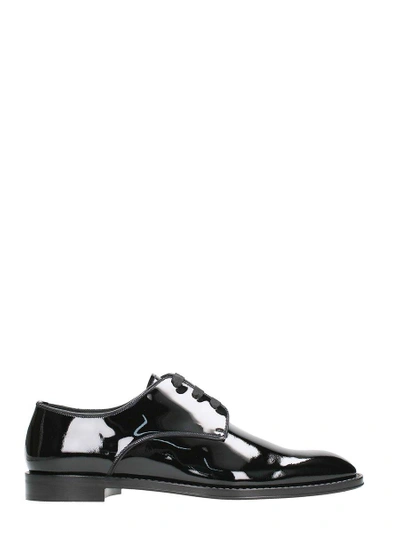 Shop Givenchy Lace Up Derby Shoes In Black