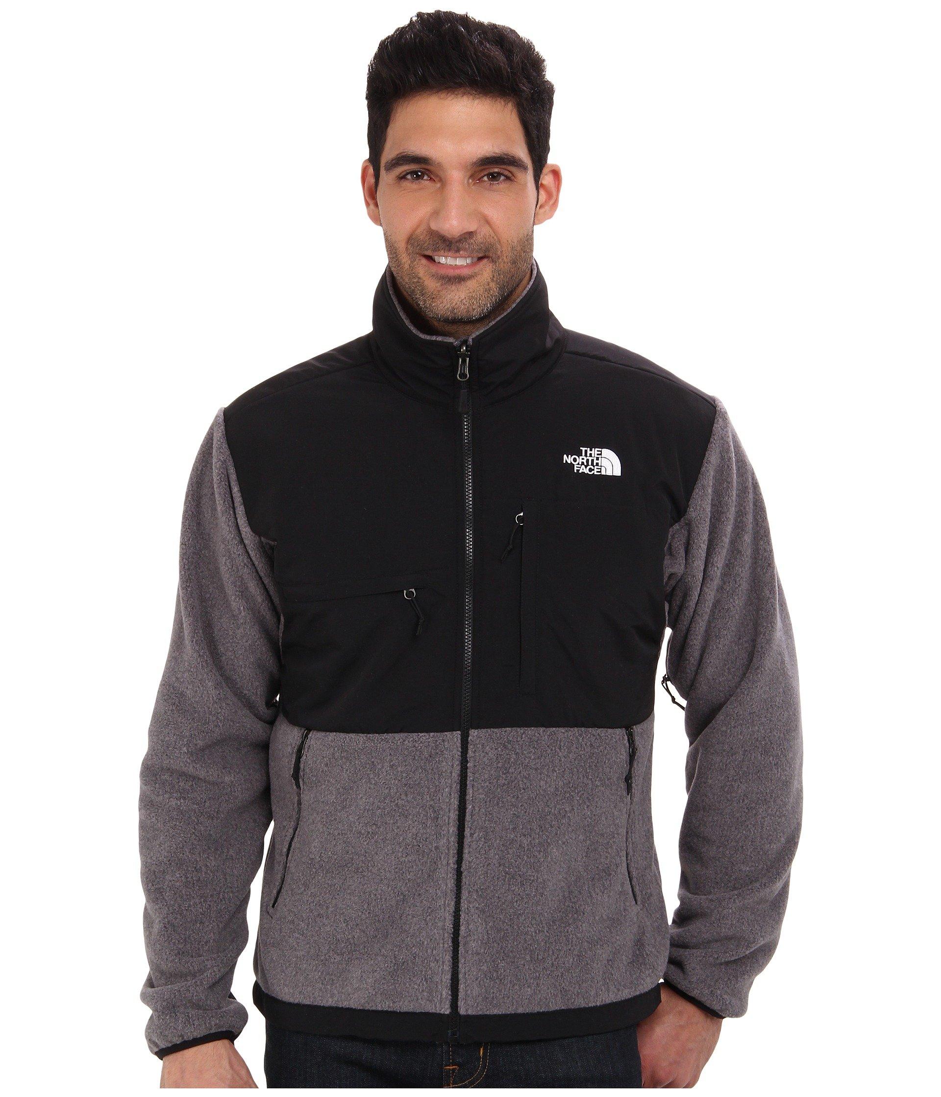 north face denali grey