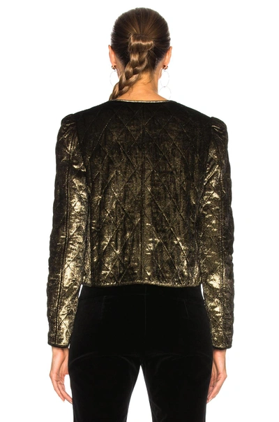 Shop Nili Lotan Vienna Jacket In Metallics