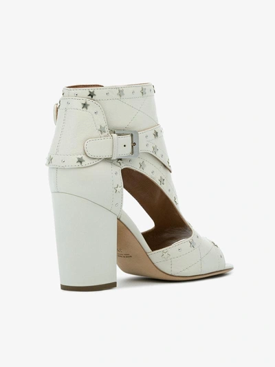 Shop Laurence Dacade White Star Stud Rush 90 Sandals