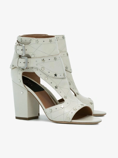 Shop Laurence Dacade White Star Stud Rush 90 Sandals