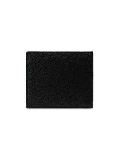 Shop Gucci Print Leather Coin Wallet In Black