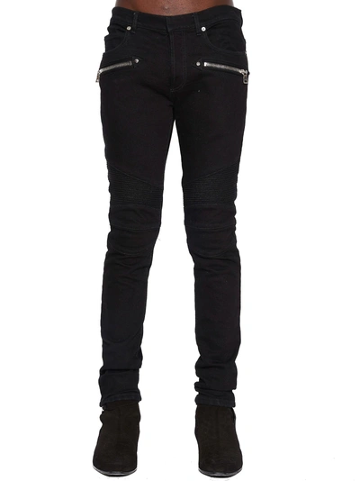 Shop Balmain Jeans In Black