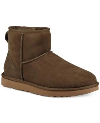 Shop Ugg Women's Classic Ii Genuine Shearling-lined Mini Boots In Spruce