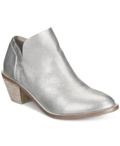 Shop Kelsi Dagger Brooklyn Kenmare Western Booties Women's Shoes In Silver