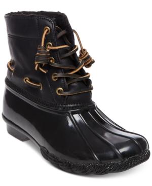steve madden black rain boots