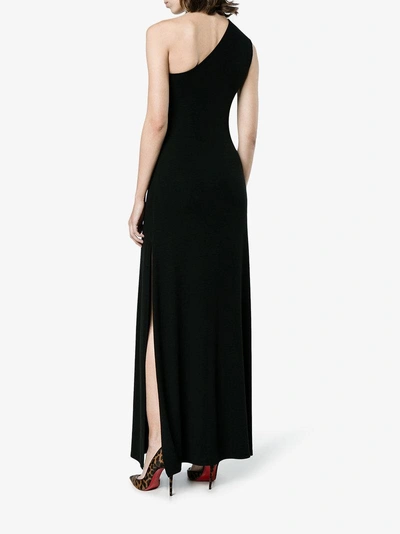 Shop Beaufille One Shoulder Maxi Dress In Black